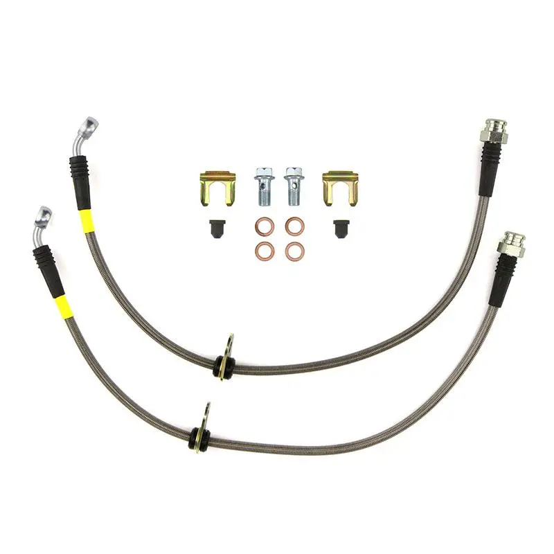 Factionfab Rear Stainless Steel Brake Lines | 2008-2018 Subaru Wrx 1