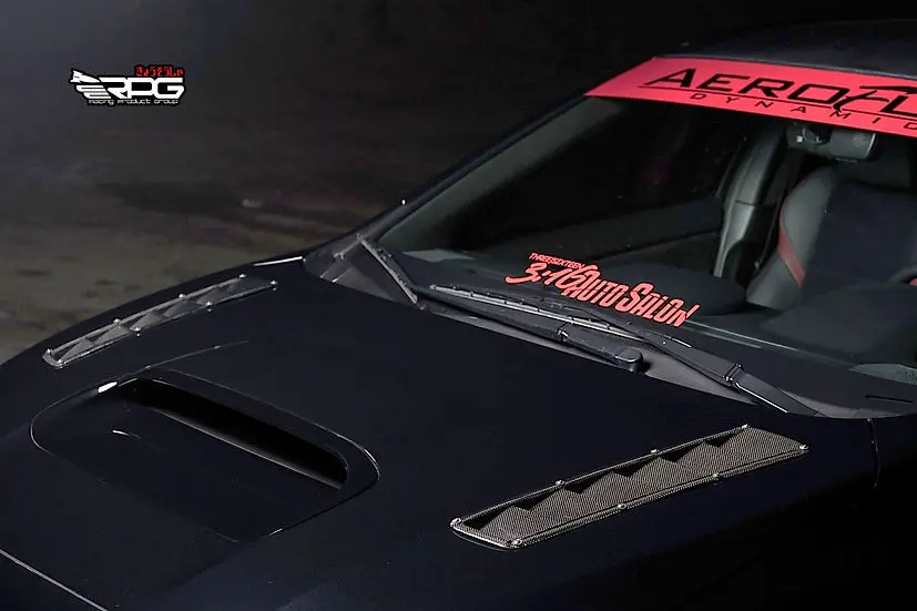 Road Rage Rr-50 Vacuum Form Frp Hood Vent Heat Extractor Set 1