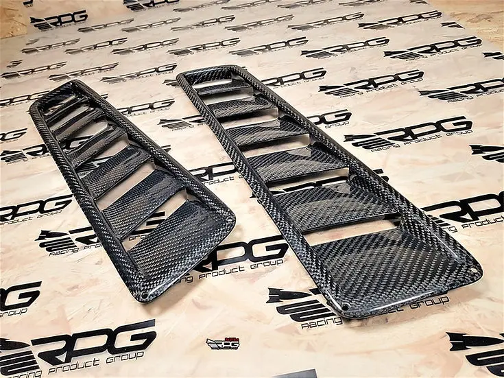 Va Road Rage Rr-50 Vacuum Carbon Hood Vent Heat Extractor Set 14