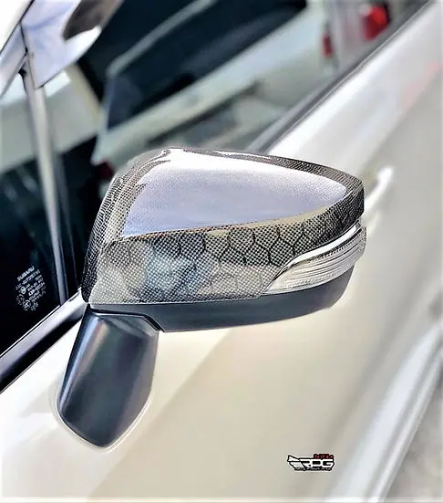 Va Chassis Vacuum Carbon Fiber Mirror Cover Set 1