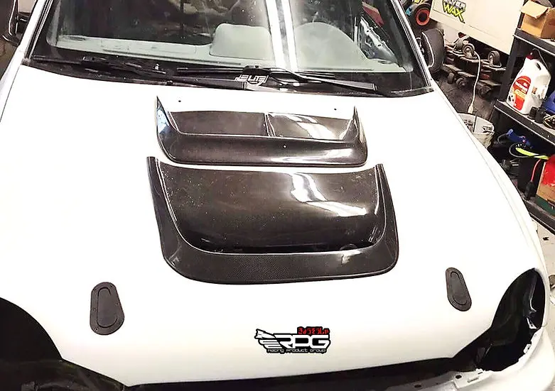Subaru Gta Vacuum Carbon Heat Extractor Hood Vent Scoop 1
