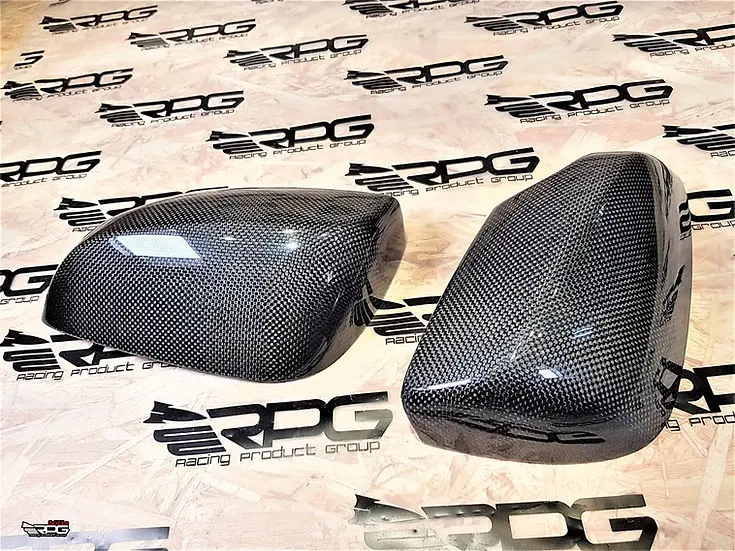 Va Chassis Non-Signal Vacuum Carbon Fiber Mirror Cover Set 4