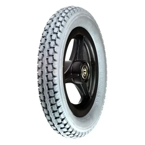 12-1/2"X2-1/4" Foam-Filled Wheel Assembly For The Invacare Orbit Pediatric Manual Wheelchair (1049139) 1