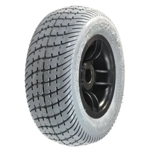 8"X2.50" Gray Flat-Free Rear Wheel Assembly For The Pride Dart (Sc51), Pride Sonic (Sc50/Sc52), & Pride Star (Sc45) Mobility Scooters (Whlasmb1444) 1
