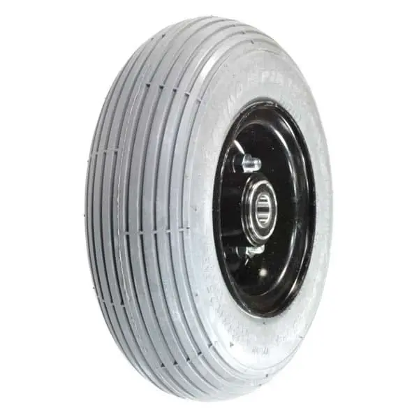 9"X3" (2.80/2.50-4) Flat-Free Rear Caster Wheel Assembly For Jazzy/Quantum 1420 And 1470 Power Chairs (Whlasmb1353) 1