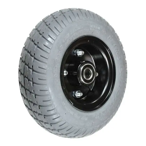 9"X3" (2.80/2.50-4) Flat-Free Rear Caster Wheel Assembly For Jazzy And Quantum Power Chairs (Whlasmb1789) 1