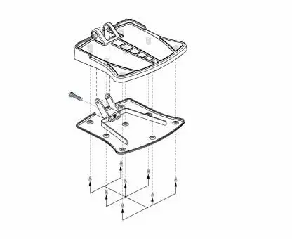 Foot Platform Assembly For Jazzy 614/614Hd - Generation 1 (Frmasmb11045) 1