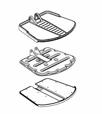 Footrest Platform Assembly For Jazzy Select 7, Select 14, Select 14 Xl, & Pride Tss 450 (Frmasmb9587) 1