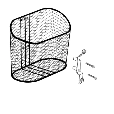Front Basket Assembly With 2" Offset For The Pride Celebrity X, Celebrity Xl, Hurricane, And Wrangler 1
