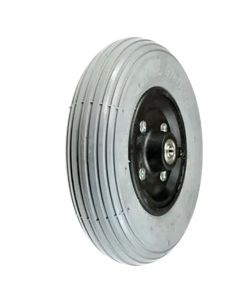 200X50 (8"X2") Foam Filled Flat-Free Front Wheel Caster Assembly For The Pacesaver Scout M1 Power Chair (81481) 1