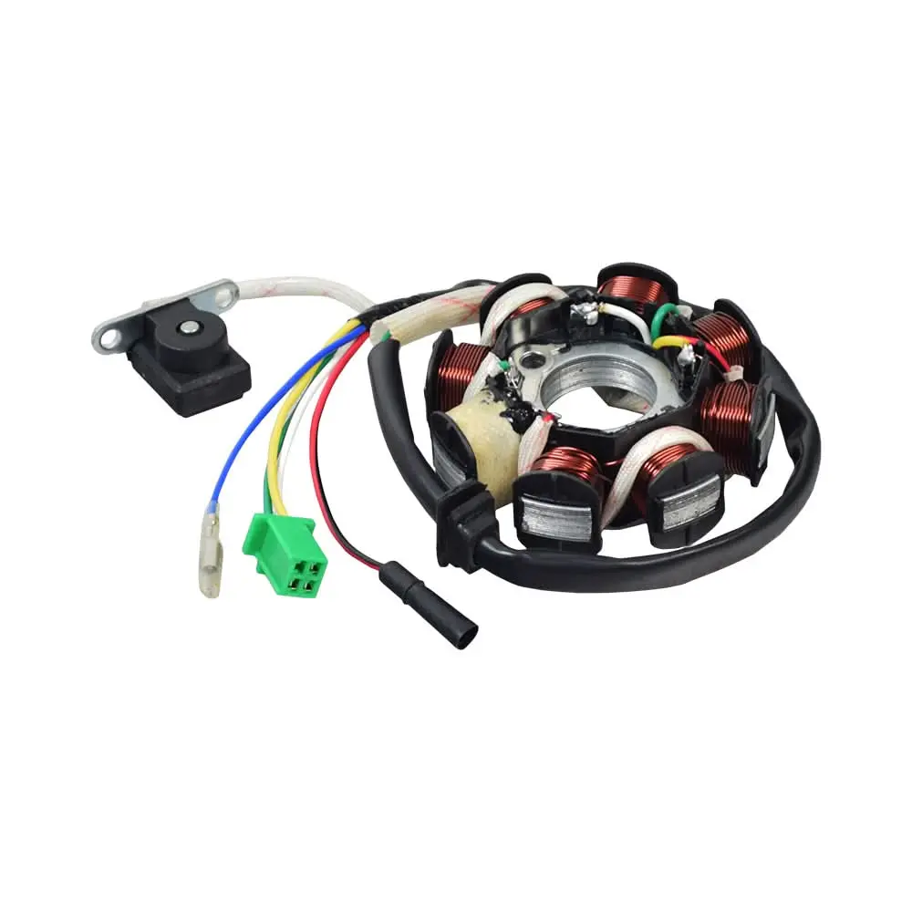 8 Coil Magneto Stator With 3+2 Wiring Connector For 150Cc Gy6 Hammerhead Off-Road® Go-Karts 1