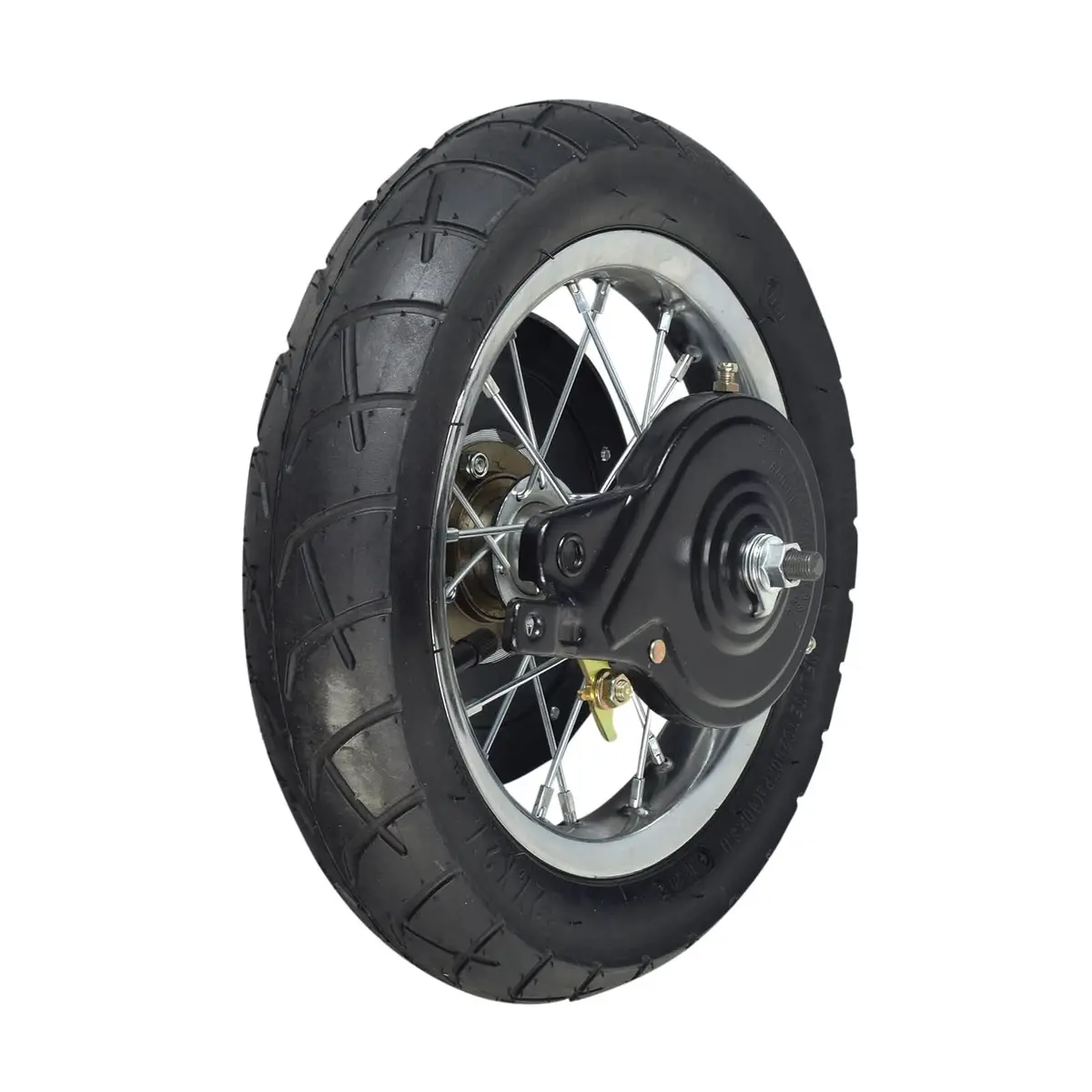 Rear Wheel Assembly With Wire Spoke Rim For The Razor Pocket Mod (Versions 13-30) (Blemished) 1