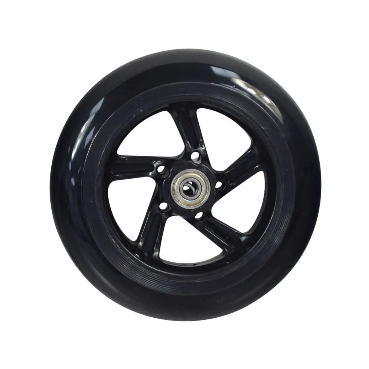 Black 150 Mm Scooter Caster Wheel With 608 Bearings 1