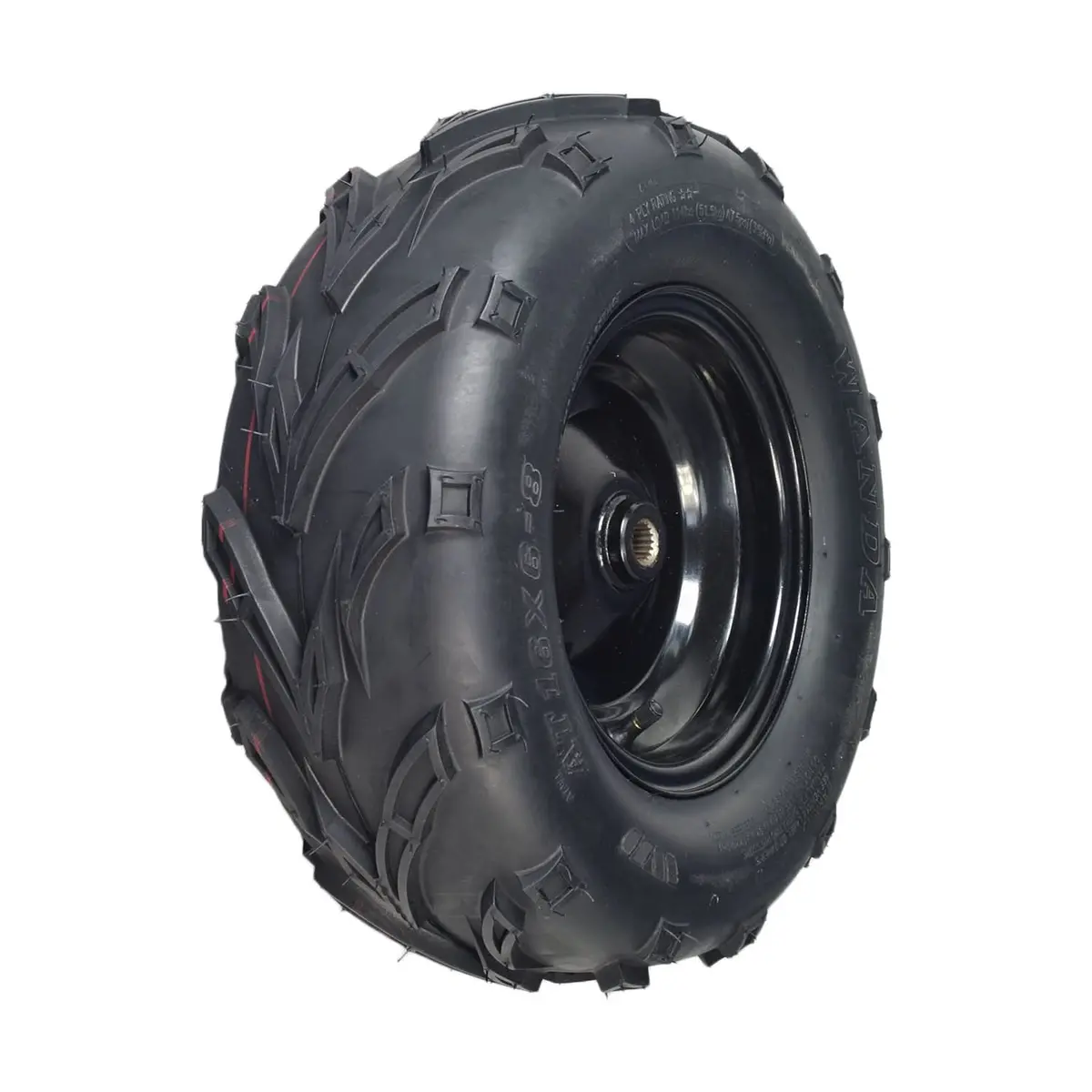 Right Rear Wheel Assembly With Rim & Tire For The Coleman Kt196 196Cc 6.5 Hp Go-Kart (Scratch & Dent) 1