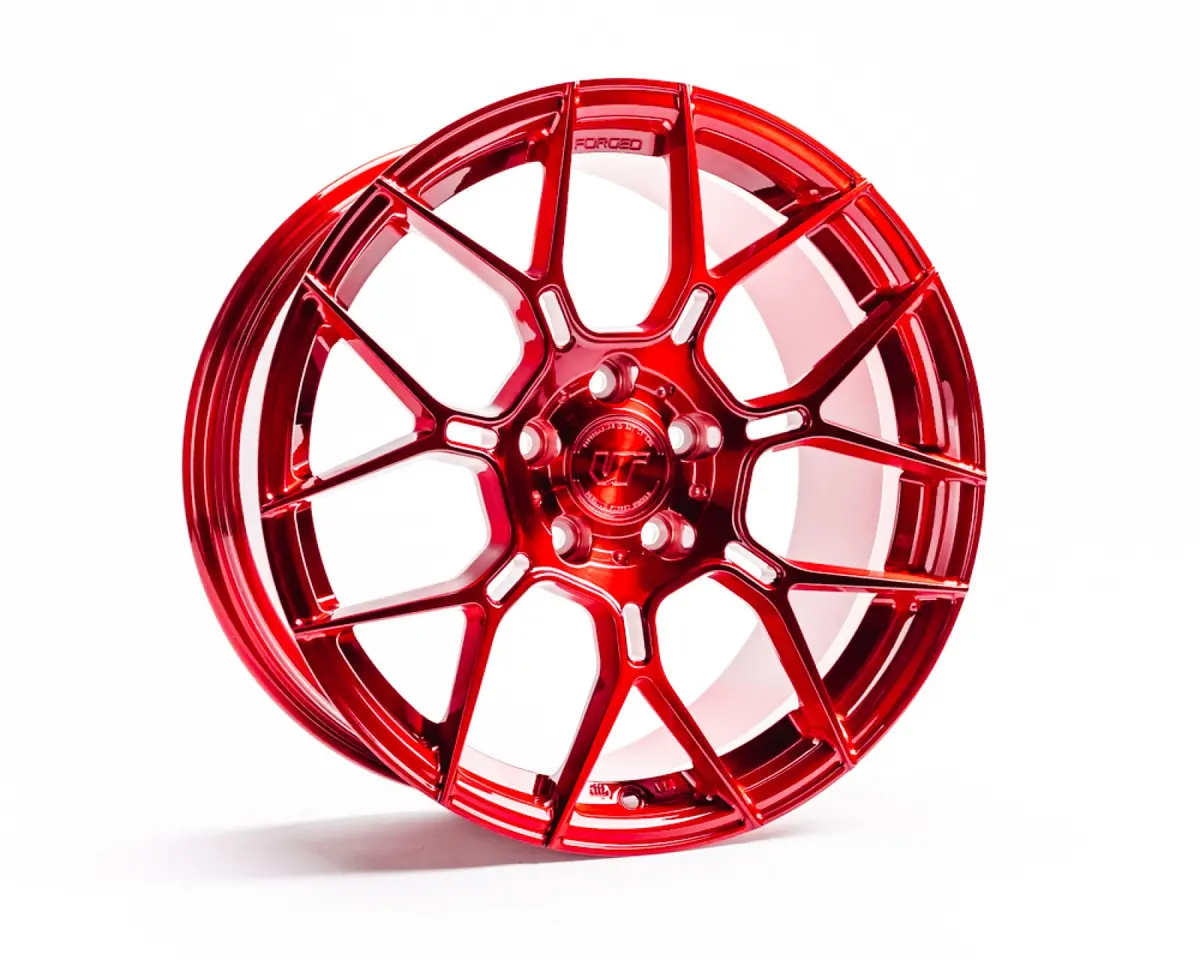 Vr Forged D09 Wheel Brushed Red 18X9.5 40Mm 5X114.3 2