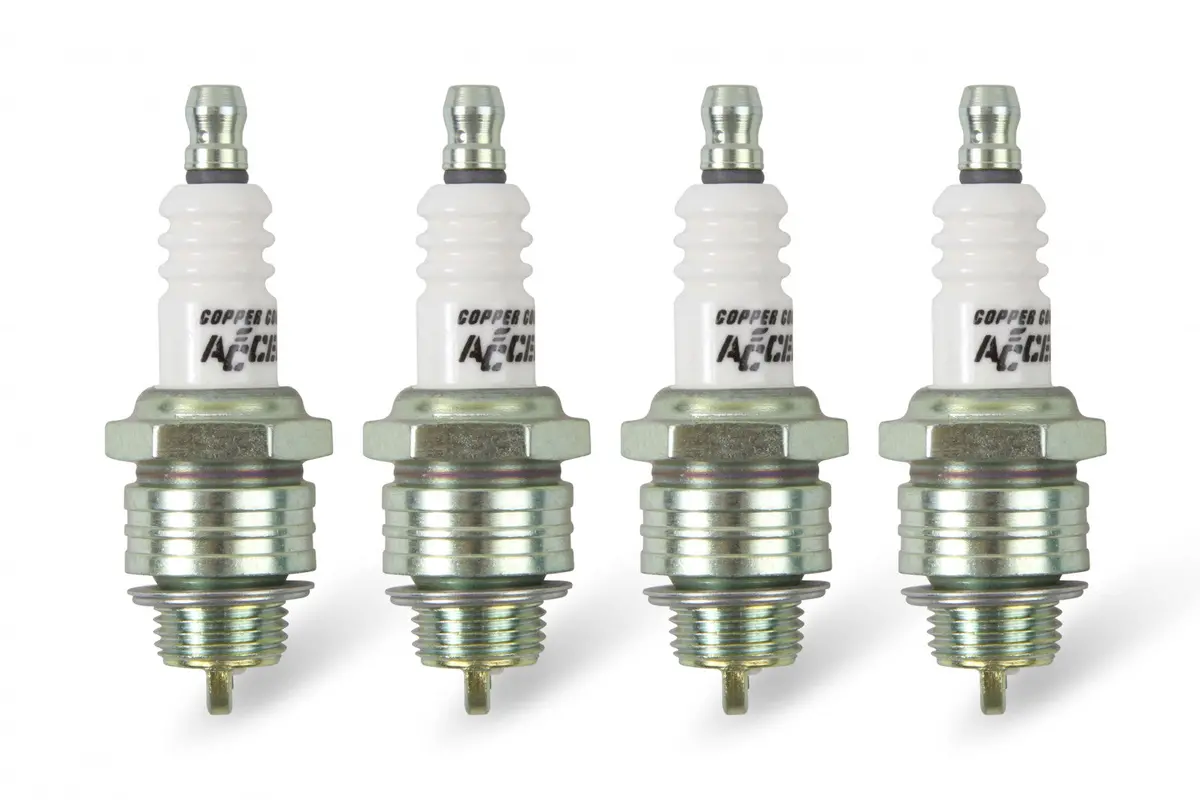 Accel Hp Copper Spark Plug - Shorty Acc-10437S-4 1