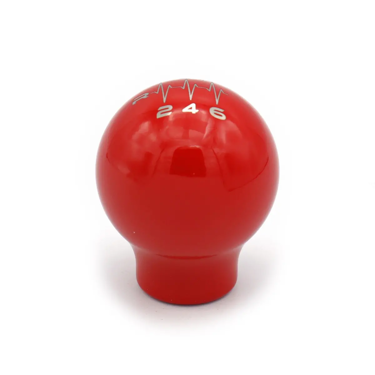 Gloss Red Weighted - 6 Speed Heartbeat Engraving - Audi/Vw Manual Fitment 4