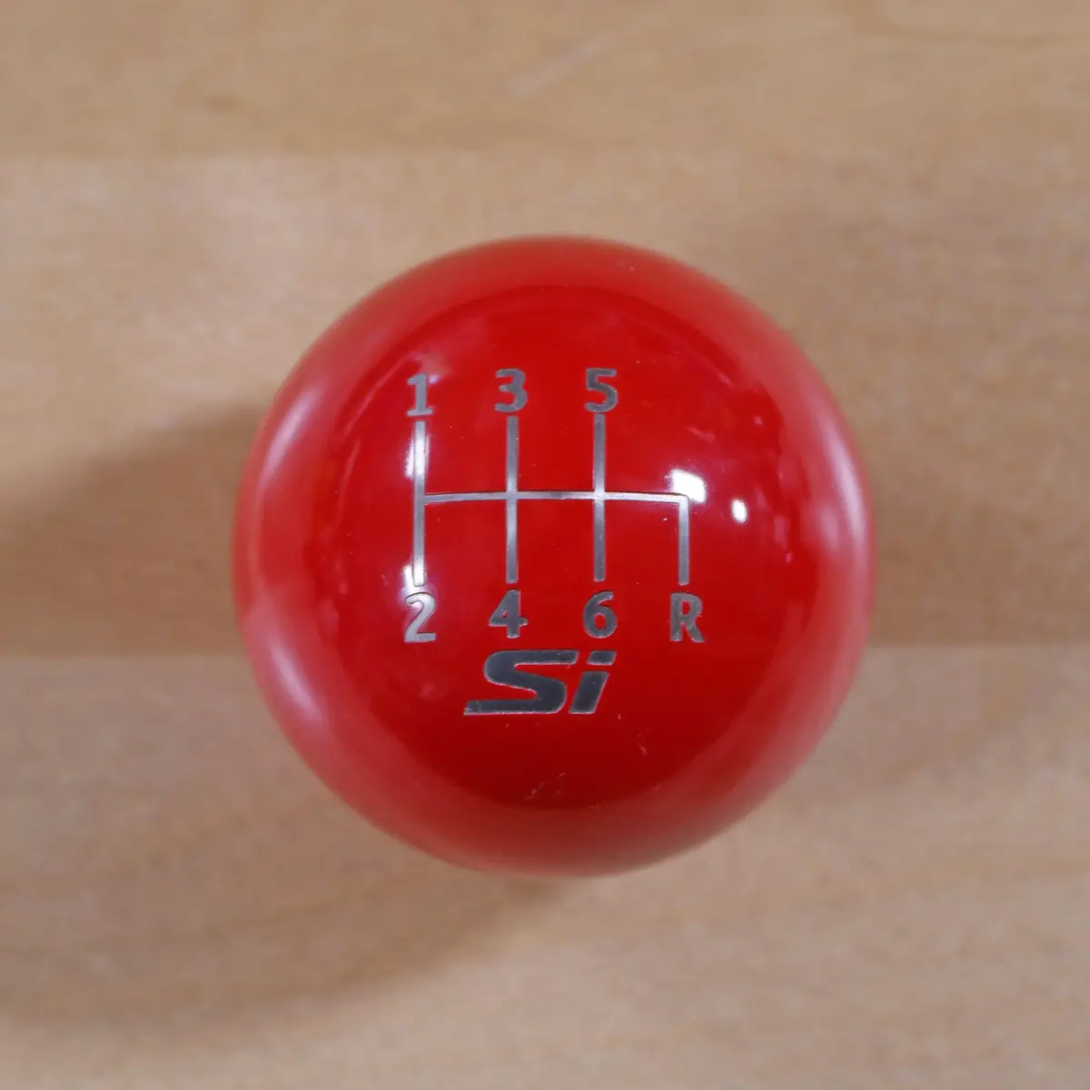 Gloss Red Weighted - 6 Speed Si Engraving - Honda Fitment 1