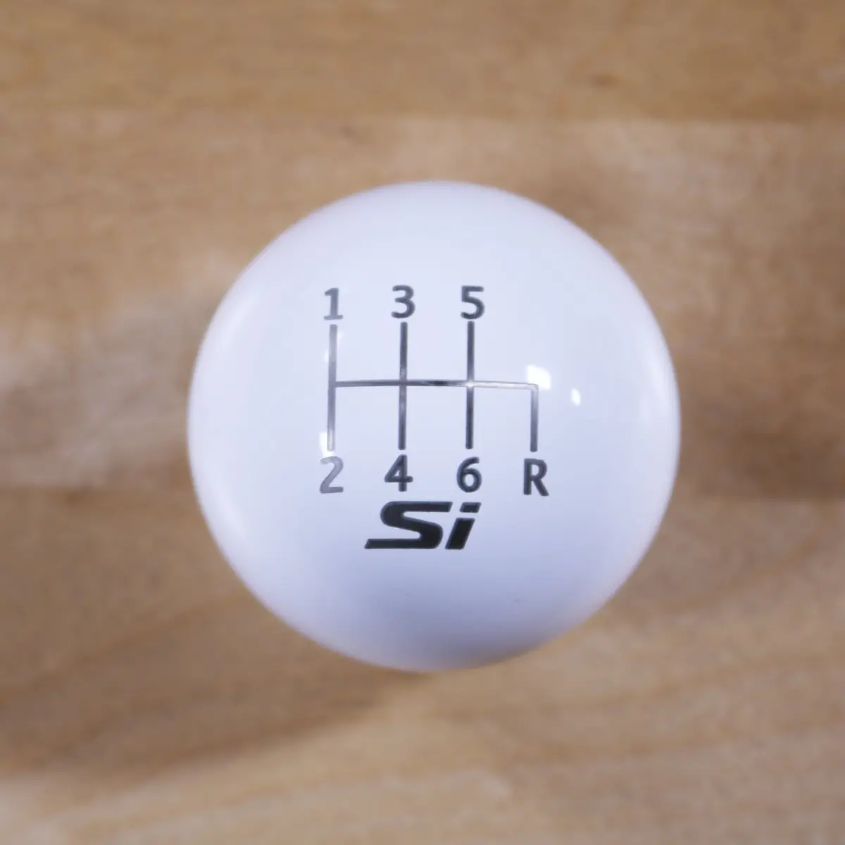 Gloss White Weighted - 6 Speed Si Engraving - Honda Fitment 1