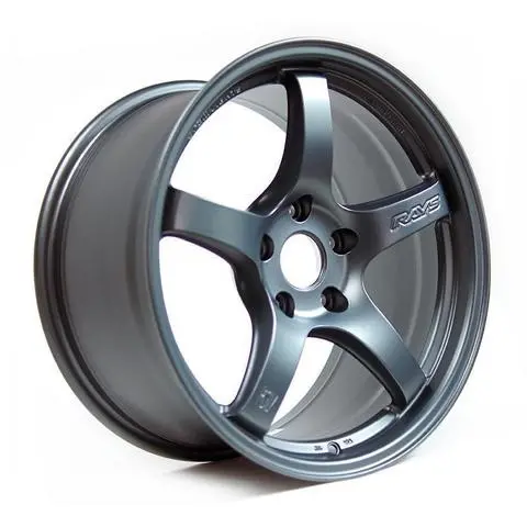 Gram Lights 57Cr 17X9 +12 5X114.3 Gun Blue 2 Wheel 1