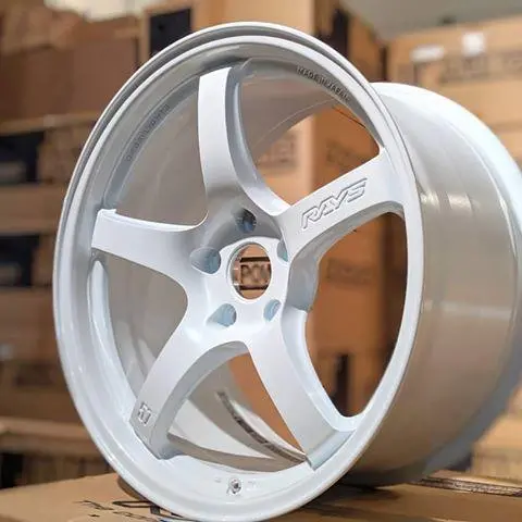 Gram Lights 57Cr 17X9 +38 5X100 Ceramic White Pearl Wheel 1