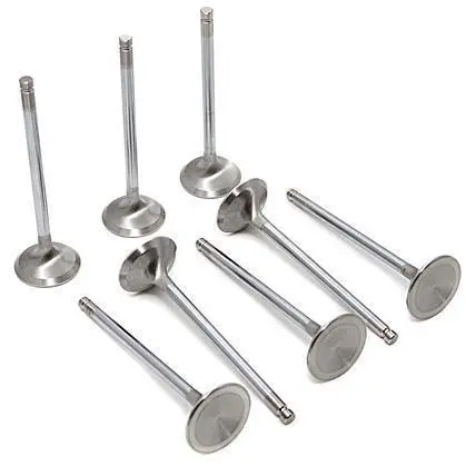 Gsc P-D Chrome Polished Exhaust Valve - 31.5Mm Head (+1Mm) - Evo 1-9 / 90-98 Dsm (Set 8) 1