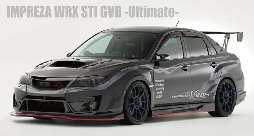 Varis Ver. 2 Ultimate Front Bumper Replacement Under Lip (Carbon) For 2007-14 Subaru Wrx Sti [Grb/Gvb] 1