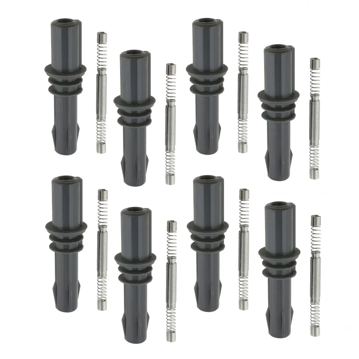 Accel High Performance Ignition Coil Boots, 2004-2008.5 Ford 3-Valve Engines, Black, 8-Pack 1