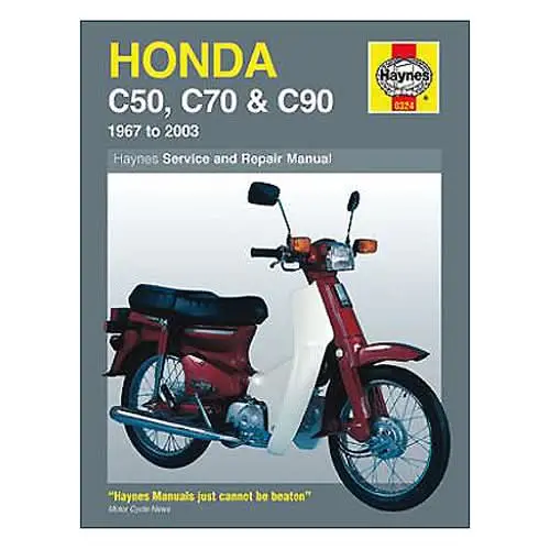 Haynes Repair Manual For Honda Cub C50, Cub C90, And Passport C70 1967-2003 1
