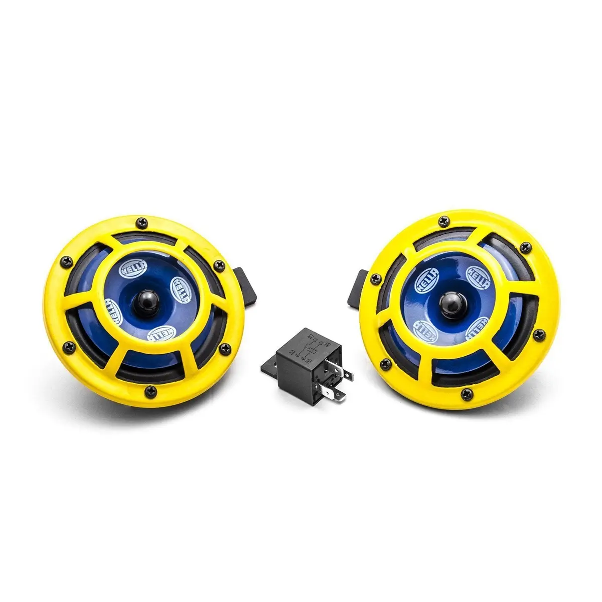 Hella Sharp Tone Horn Kit 12V 415/350Hz Yellow - Universal 1