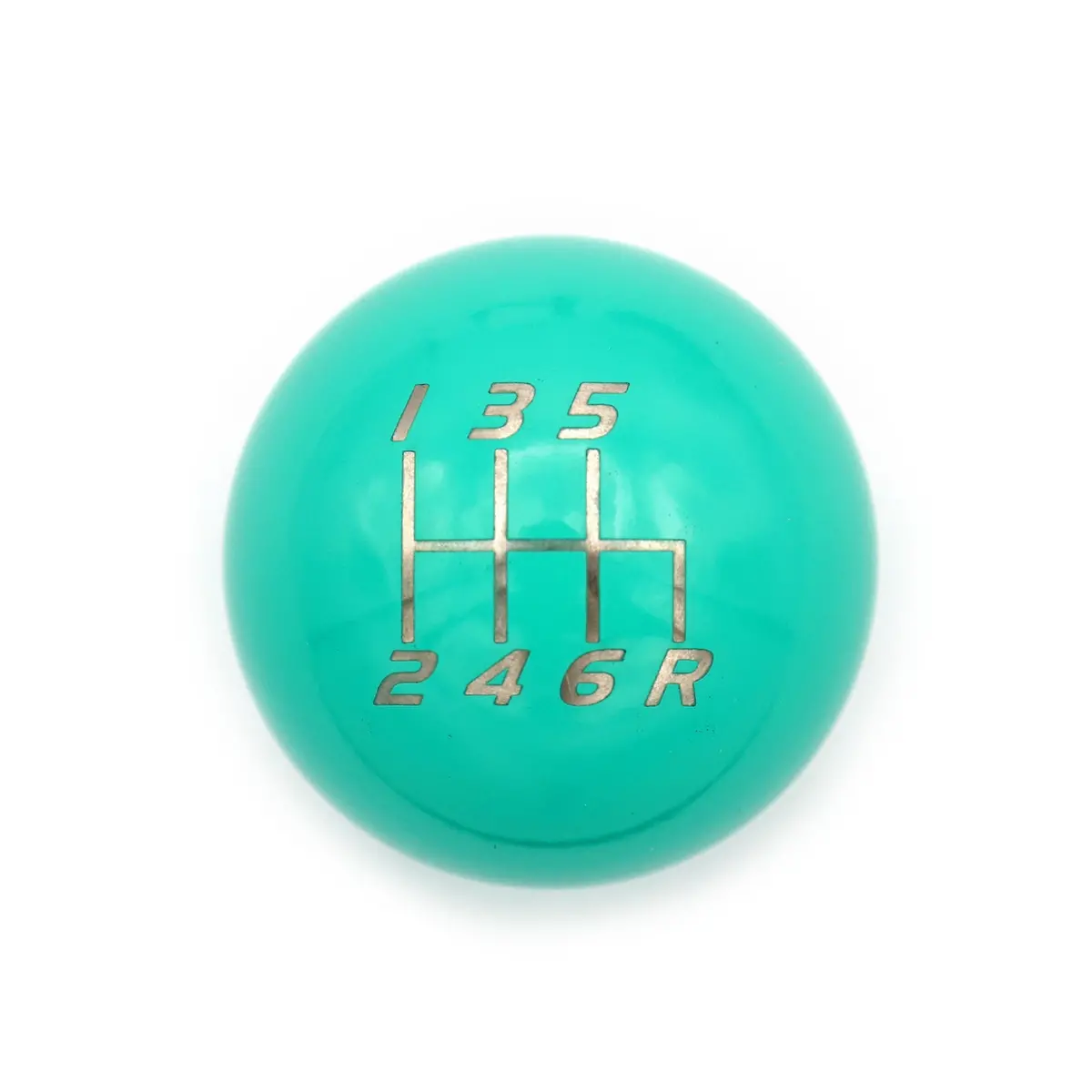 Hyper Teal Weighted - 6 Speed Velocity Engraving - 6 Speed Sti Fitment 1