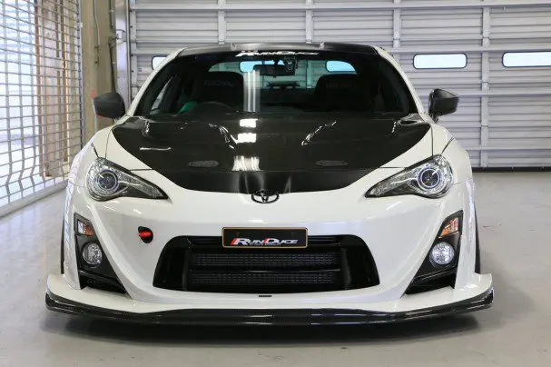 Arising Ii Front Bumper With Wide Body Carbon Lip For 2012-19 Toyota 86/Fr-S/Subaru Brz [Zn6/Zc6] 1