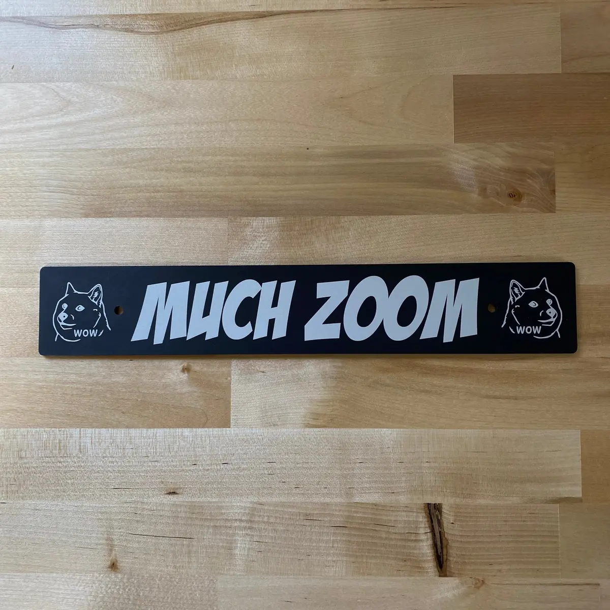 "Much Zoom" Plate Delete 1
