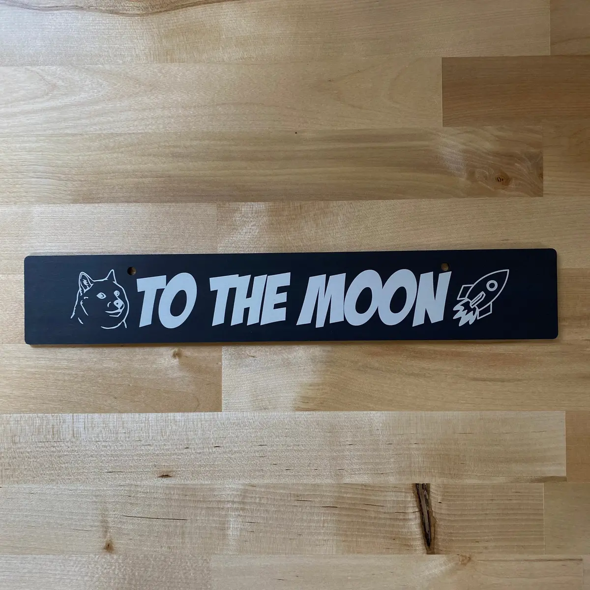 "To The Moon" Plate Delete 1