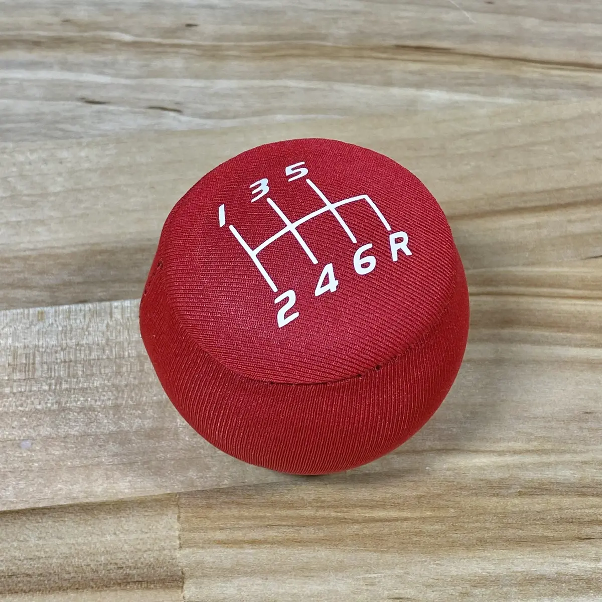Shift Knob Beanie - Red With 6-Speed Rrd Shift Pattern 1