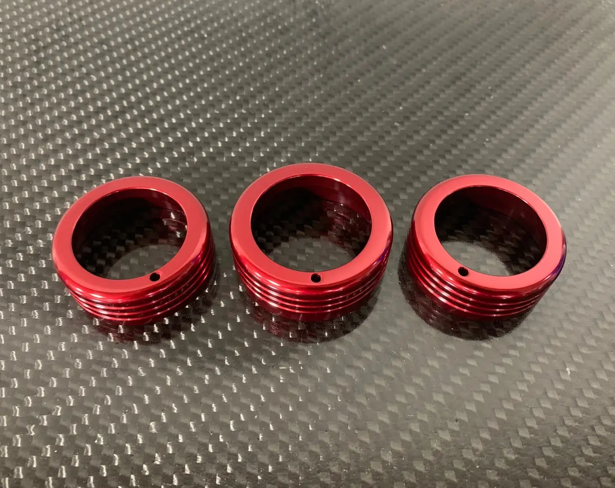 2008-14 Wrx/Sti Climate Control Knobs - Solid Colors 1