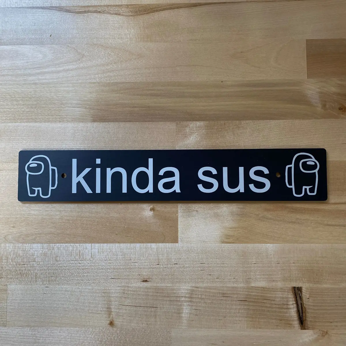 "Kinda Sus" Plate Delete 1