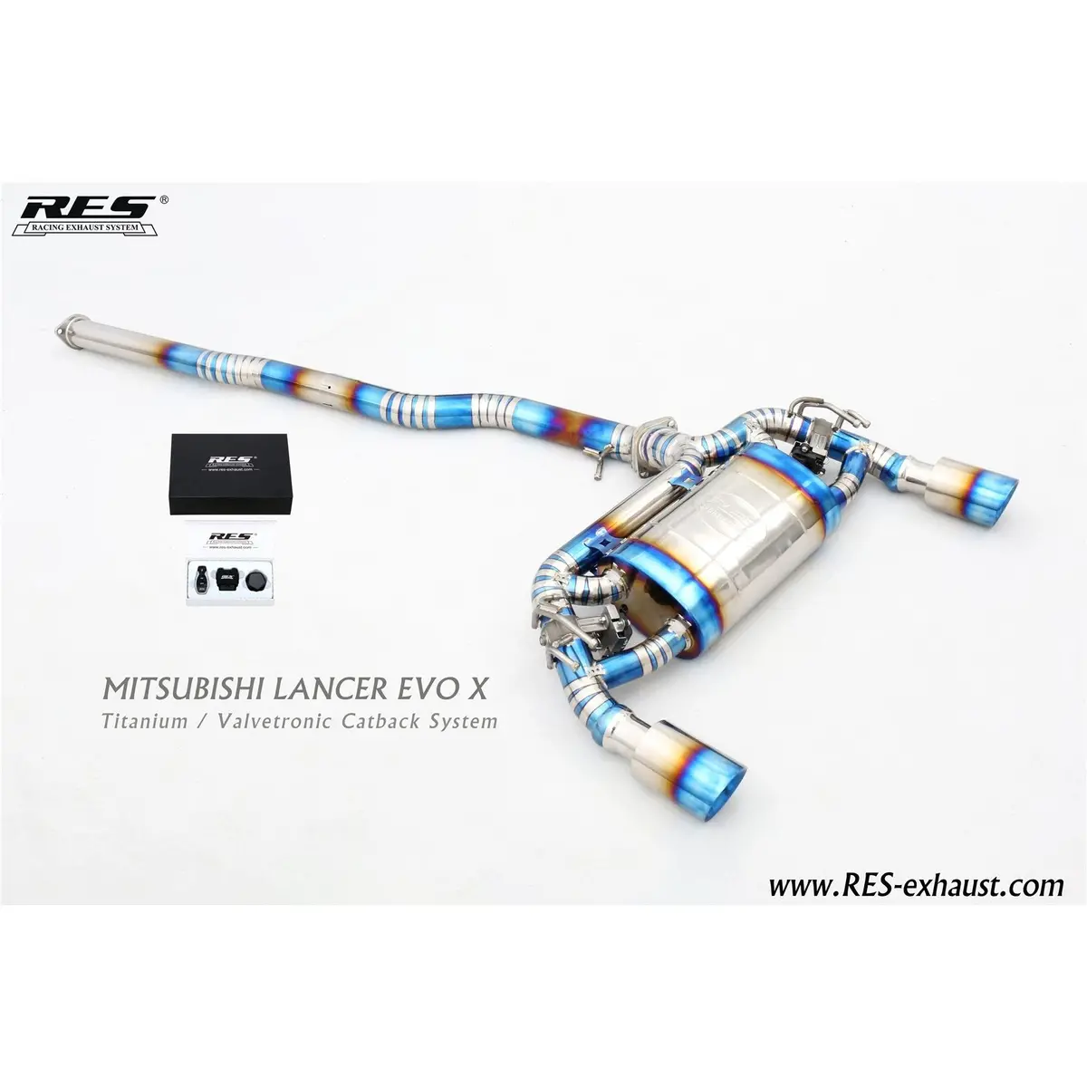 Res Valvetronic Catback Exhaust - Evo X 1