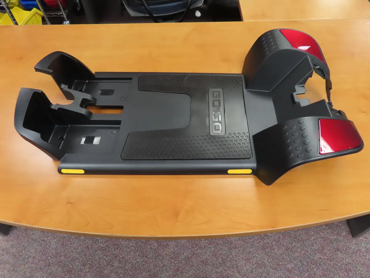 Front Shroud Assembly With Red Inserts For The Go-Go Sport (S74) Models (Missing Hardware) (Dgn121610) 1