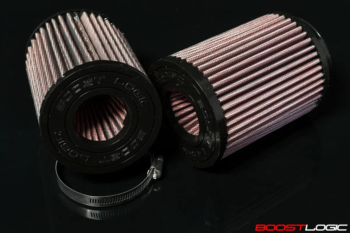 Boost Logic High Flow Air Filters With Dual Cone Inlet (Pair Of 2 Filters) 1
