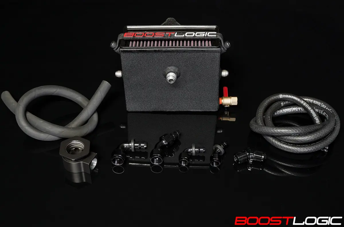 Boost Logic Engine Breathing System With Additional Oil Filler Neck Vent 1