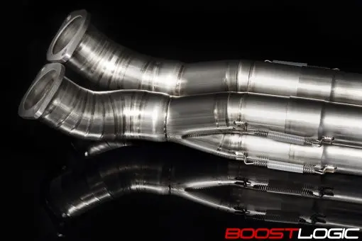 Boost Logic Formula Series Quadzilla Titanium Midpipe Nissan R35 Gtr 09+ 2