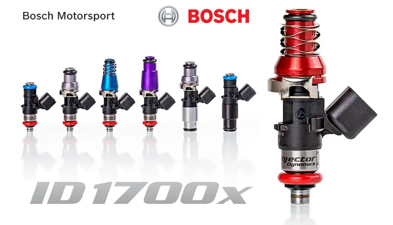 Injector Dynamics 1700-Xds - 14Mm Grey Adapter Top Set Of 4 |2012-2015 Honda Civic Si 1