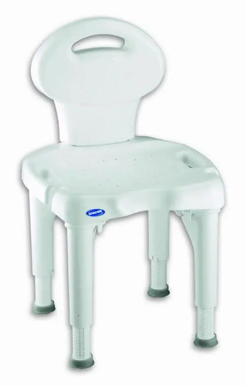 Invacare Shower Safety Frame Chair With Seat Back 1
