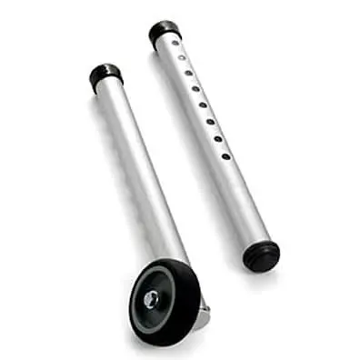 Invacare Tall 3" Single Fixed-Wheel Attachment With Extension And Glide Tip 1
