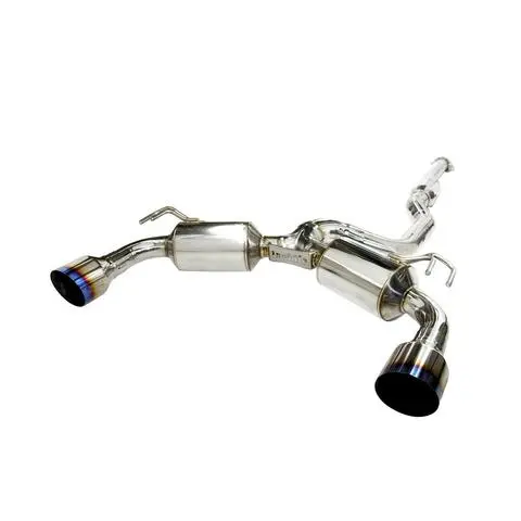Invidia Dual N1 Titanium Tip Cat Back Exhaust Mitsubishi Evo X 2008-2015 1