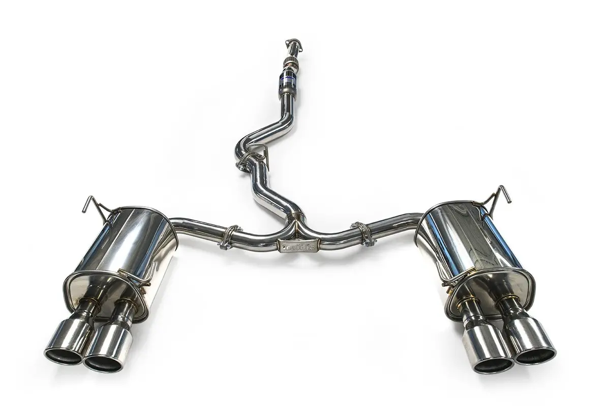 Invidia Q300 Rolled Polished 4 Tip Catback Exhaust | 2015-2018 Subaru Wrx / Sti 1