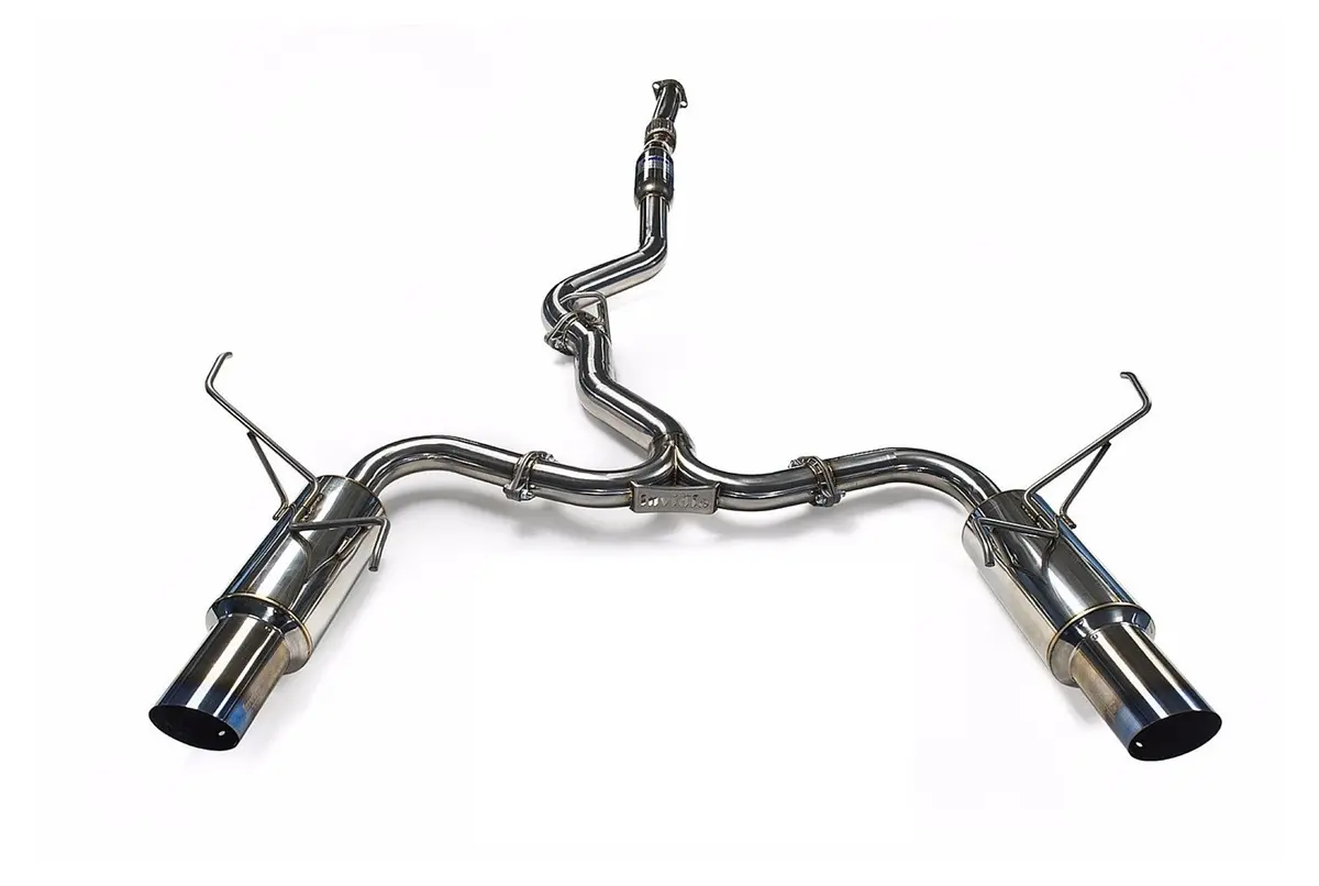 Invidia Dual N1 Titanium Burnt Tips Catback Exhaust | 2015-2021 Subaru Wrx / Sti 1
