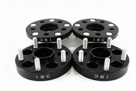Isc Black Hub Centric Wheel Spacers 1