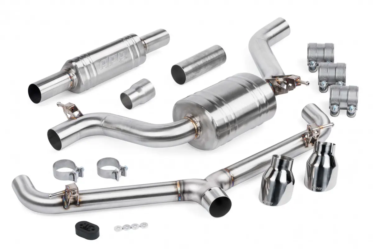 Apr Exhaust - Catback System With Front Muffler - Mk7.5 Gti 1